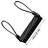Lock Reminder Cable Disc Lock Cable For Antitheft Protection Security Steel Wire Spring Reminder Rope For Scooter Motorcycle