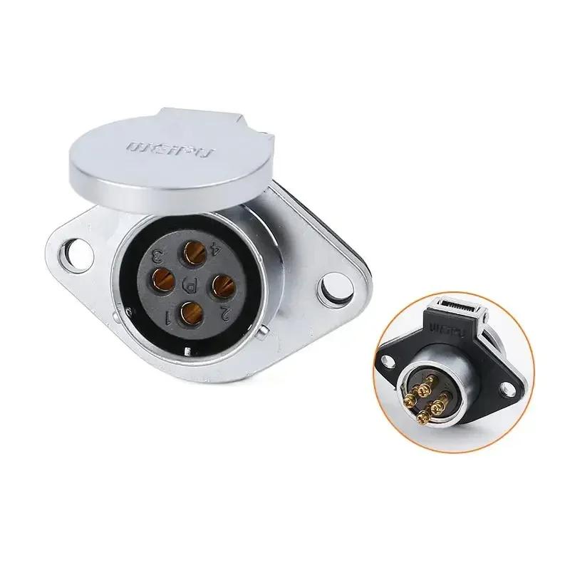 WEIPU WP20 TO+Z Screw Crimp Wire to Board Panel Mount 2Pin 3Pin 4Pin Waterproof IP44 Quick Install Electrical Power Connector