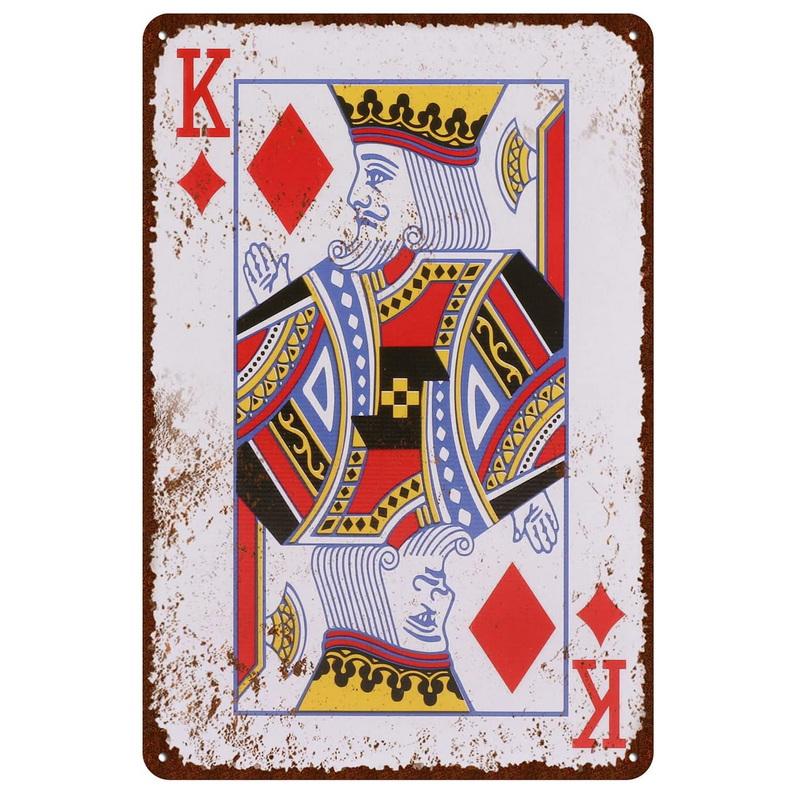 Металлические жестяные знаки Poker Jokers King настенное украшение табличка винтажный художественный постер железная картина для Man Cave Home Cafe Garden Club Bar