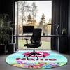 Custom Name Jelly Jamm Printed Round Rug Carpet Chair Rug Area Rug Entryway Doormats,for Office Chair Living Room Bedroom Kitchen Room.