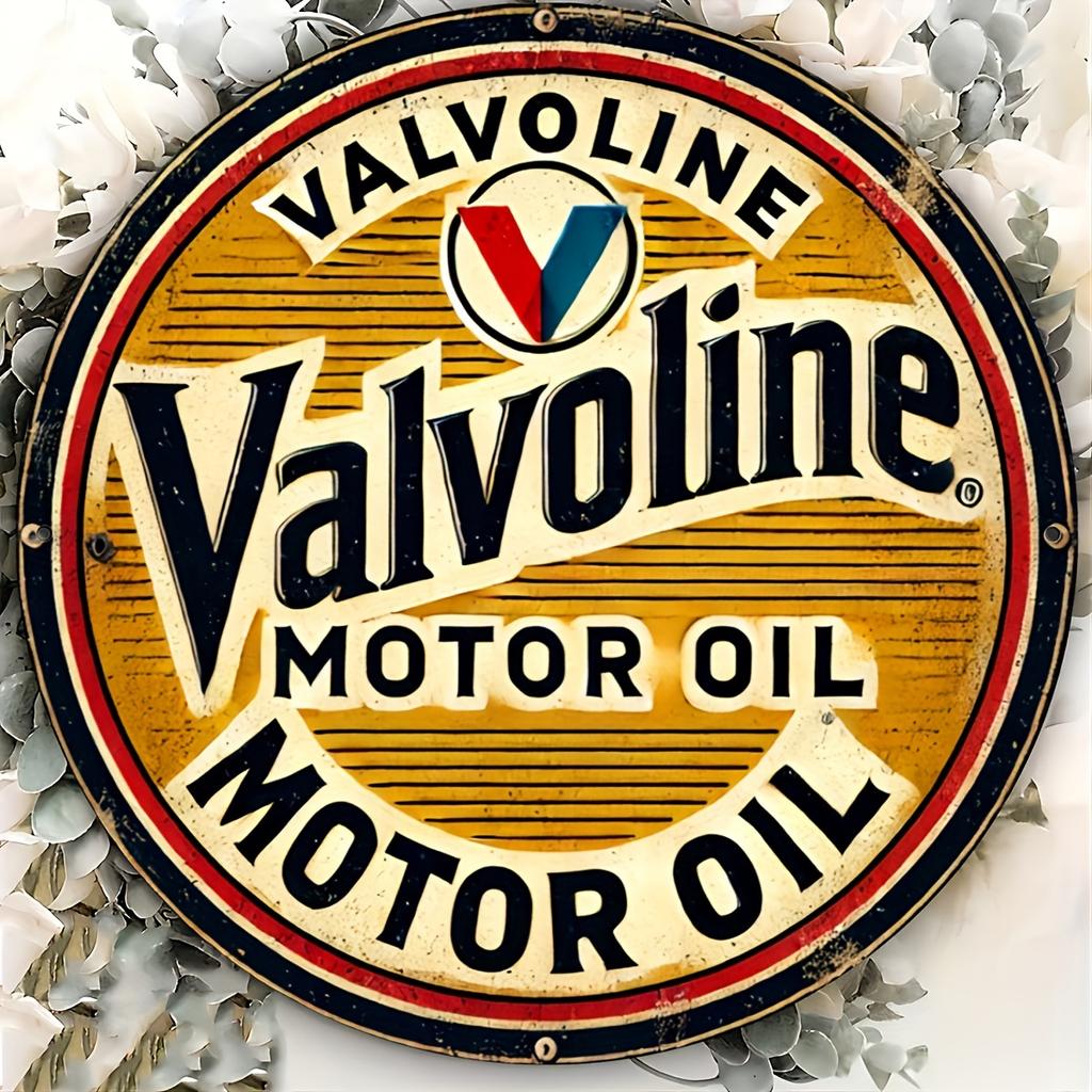 D Flat D Flat Printing pc Metal Iron Sign D Flat Vintage Walvoline Motor Oil Sign cm Wall Art Garage Bar Kitch