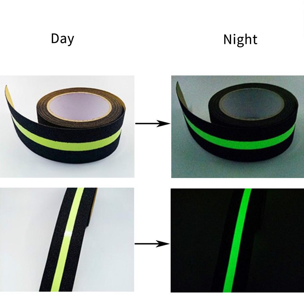 Anti Slip Grip Tape Non-Slip Traction Tapes with Glow In The Dark Adhesive Grip for Indoor Ladder