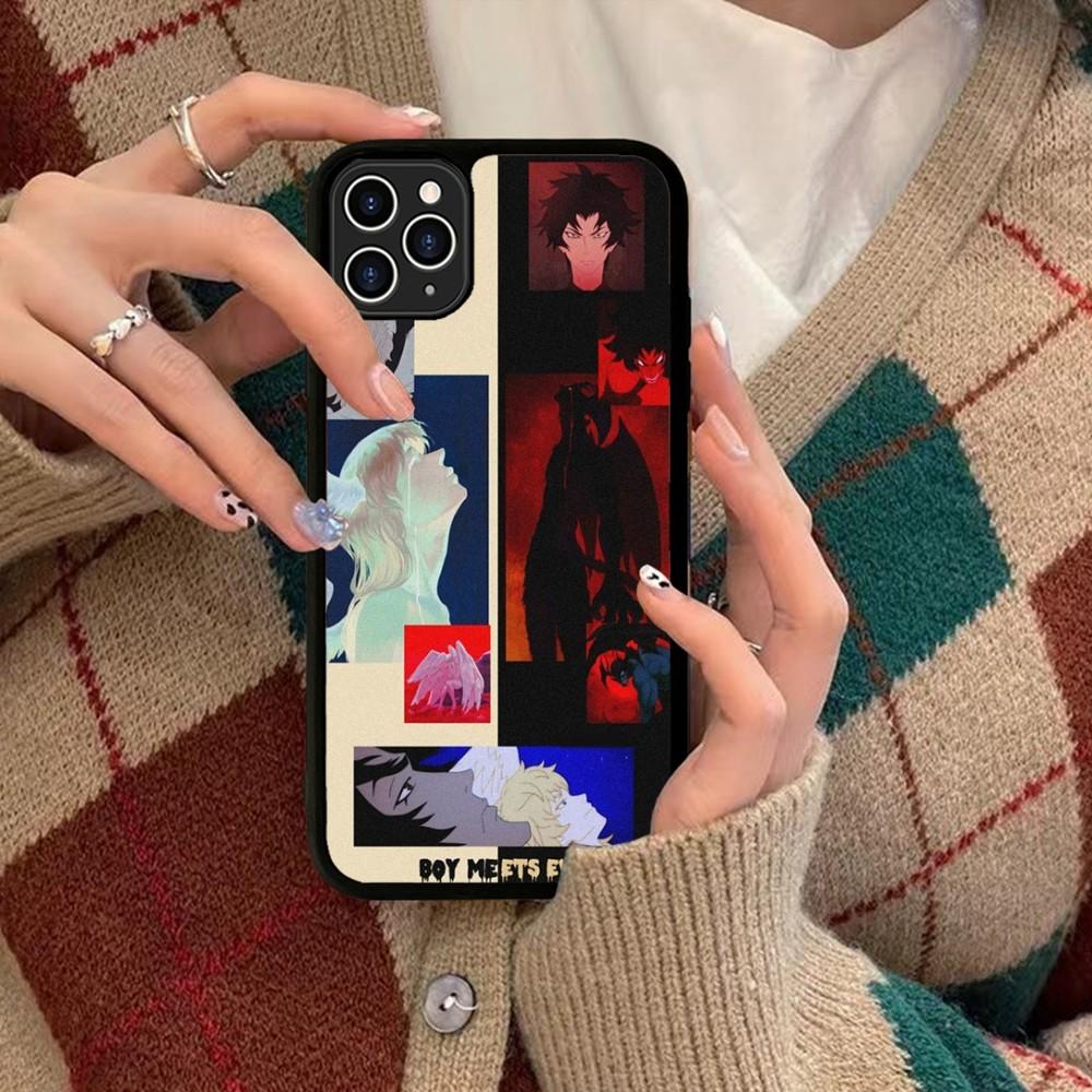 Anime D-Devilman C-Crybaby Phone Case Silicone PC+TPU For For IPhone 11 12 13 14 15 16 Plus Pro Max Cover