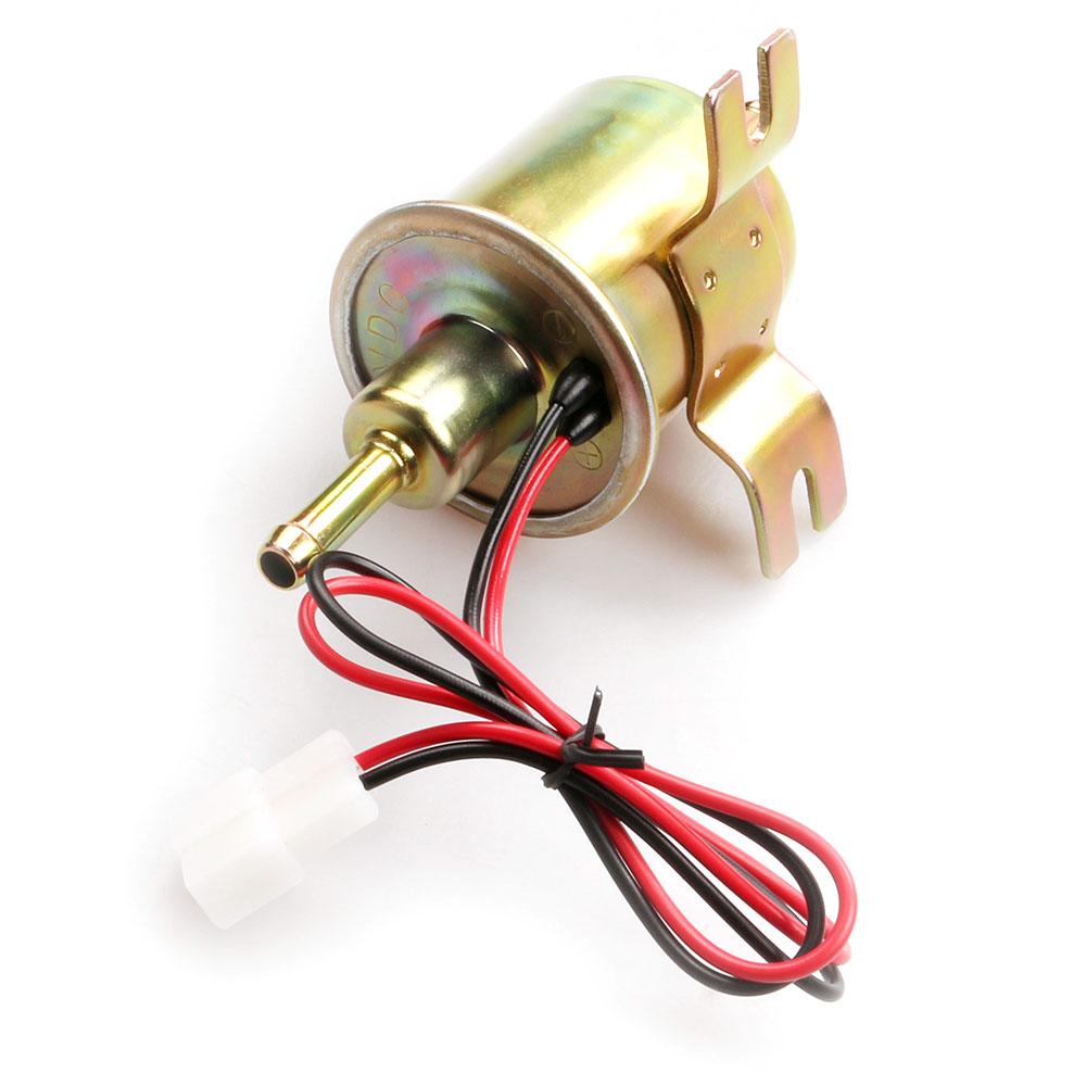 HEP-02A Universal 12V 24V Electric Fuel Pump Low Pressure Bolt Fixing Wire Diesel Petrol For Car Carburetor Motorcycle ATV