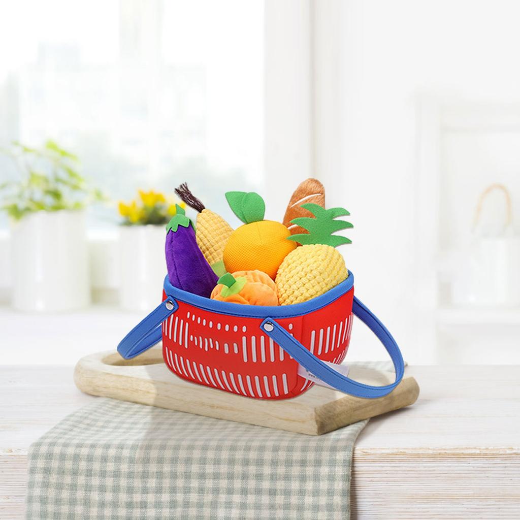 Playing House, Toy Simulation, Kitchen, Fruit And Vegetable Basket