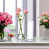 Небьющаяся прозрачная ваза для цветов, гидропонные растения, высокие деревенские прозрачные вазы, свадебный декор
