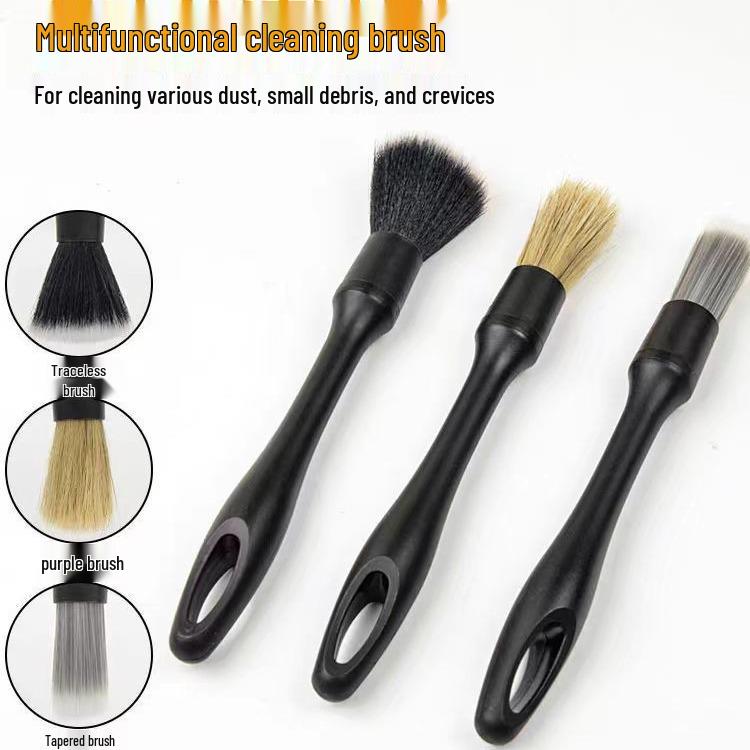 Кисть для детализации салона автомобиля с мягкой щетиной для вентиляционных отверстий, щелей и краев