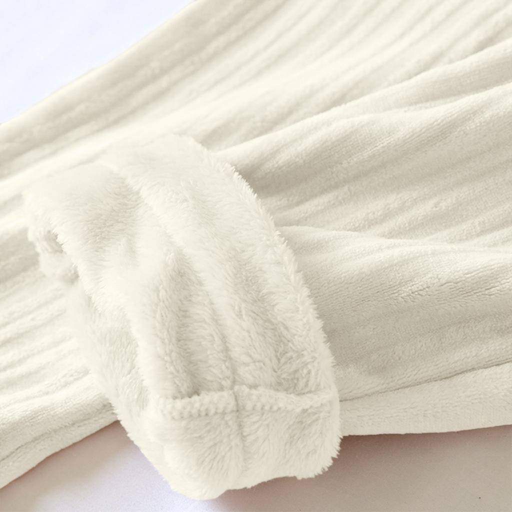 Женские модные флисовые утепленные длинные пижамные брюки