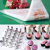 100Pcs Icing Bags Disposable Decorating Plastic Cake Cream Decorating Piping Bags for Kitchen