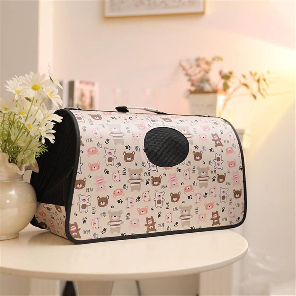 Сумка-переноска для домашних животных, собак и кошек, дорожная сумка первой необходимости, модная складная портативная сумка-14,17 дюйма