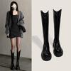 2024 New Women's Martin Over-the-Knee High-Top Boots with Velvet, Petite and Skinny Fit
