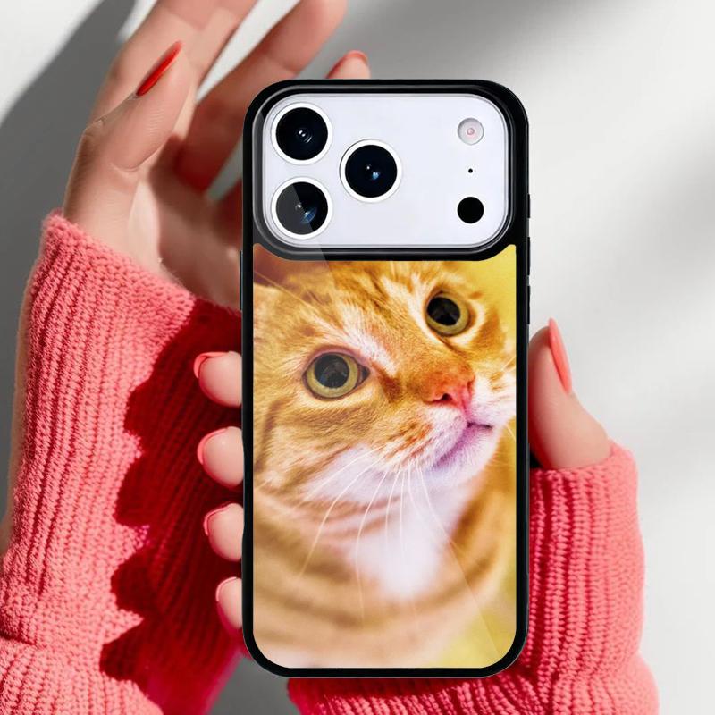 Милый котенок полосатый котенок Могги Чехол для телефона для iPhone 17 16 15 14 13 Pro Max Задняя крышка для 12 11 Pro Coque