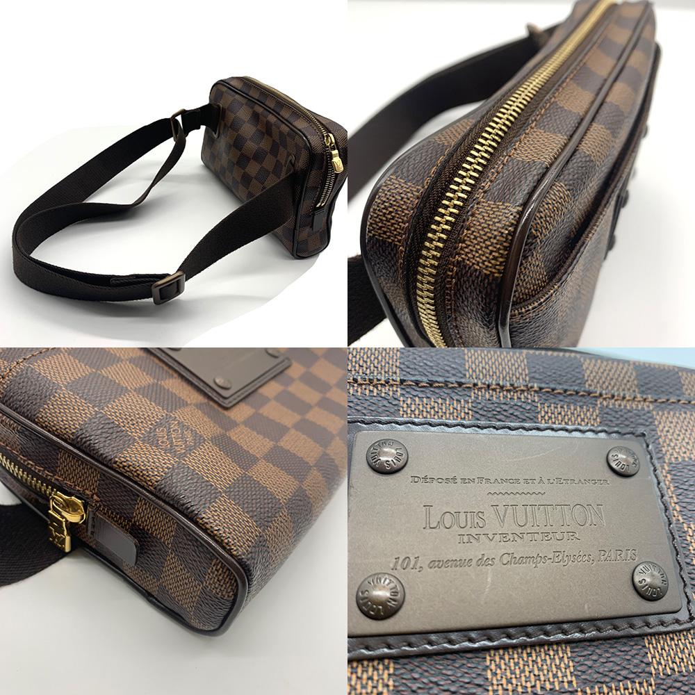 Used LOUIS VUITTONbody bag Damier canvas unisex