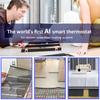 Умный термостат для дома Электрический подогрев пола WiFi Термостат для кондиционера с ИИ Умное обучение Управление приложением Светодиодный цифровой