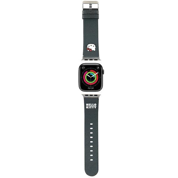 Pasek do Apple Watch Hello Kitty Kitty Head Czarny