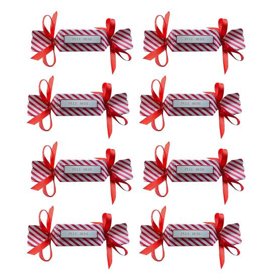 8 шт. Конфетный Рождественский Кошелек для Вытягивания Денег Сделай Сам Сюрприз Вытягивающий Деньги Держатель для Денежного Подарка для Детей Взрослых Рождественская Вечеринка Копилка для Вытягивания Наличных