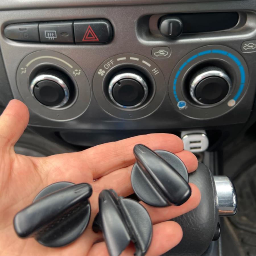 3 шт./компл. для Toyota Tacoma Platz Vios Vitz Yaris Echo Scion XB ручка переключателя переменного тока кондиционер алюминиевый сплав ручки управления теплом
