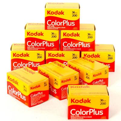 Цветная негативная пленка Kodak Color Plus 200 35 мм 36 снимков 10 шт. в упаковке