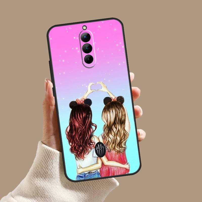 Чехол для девочек Bff Лучшие подруги Навсегда Всегда для ZTE Nubia Red Magic 10S 9S 8S 8 9 10 11 Pro Plus 6 7 6S 7S Pro 5G 6R 10 Air