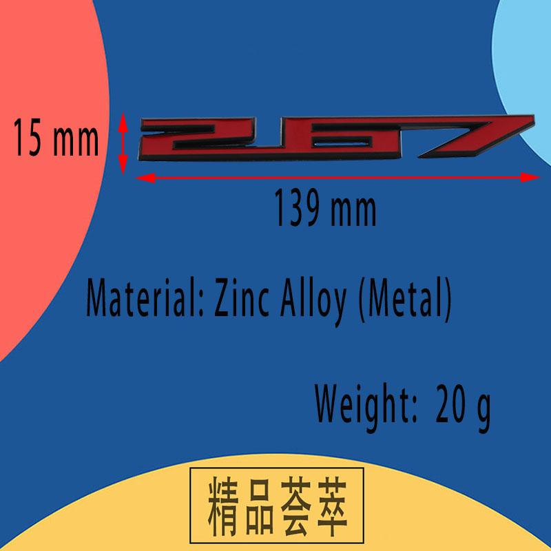 3D Premium 267 for car Hood Fender trunk Tail Rear Bonnet Nameplate Decal Emblem Badge Sticker