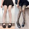 Новые женские сексуальные сетчатые колготки с узором Y2K, облегающие ноги, длинные сетчатые носки, колготки, женские сетчатые чулки, сексуальные кружевные колготки