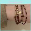 Vintage Luxury Chic Womens Beaded Bracelet With Crystal And Elements Star