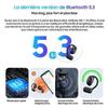 Écouteurs BLACKVIEW AirBuds 30 - Réduction de Bruit - Étanchéité IP68 - Blanc