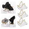 3x Display Stand Mineral Specimens Cluster Rocks Holder