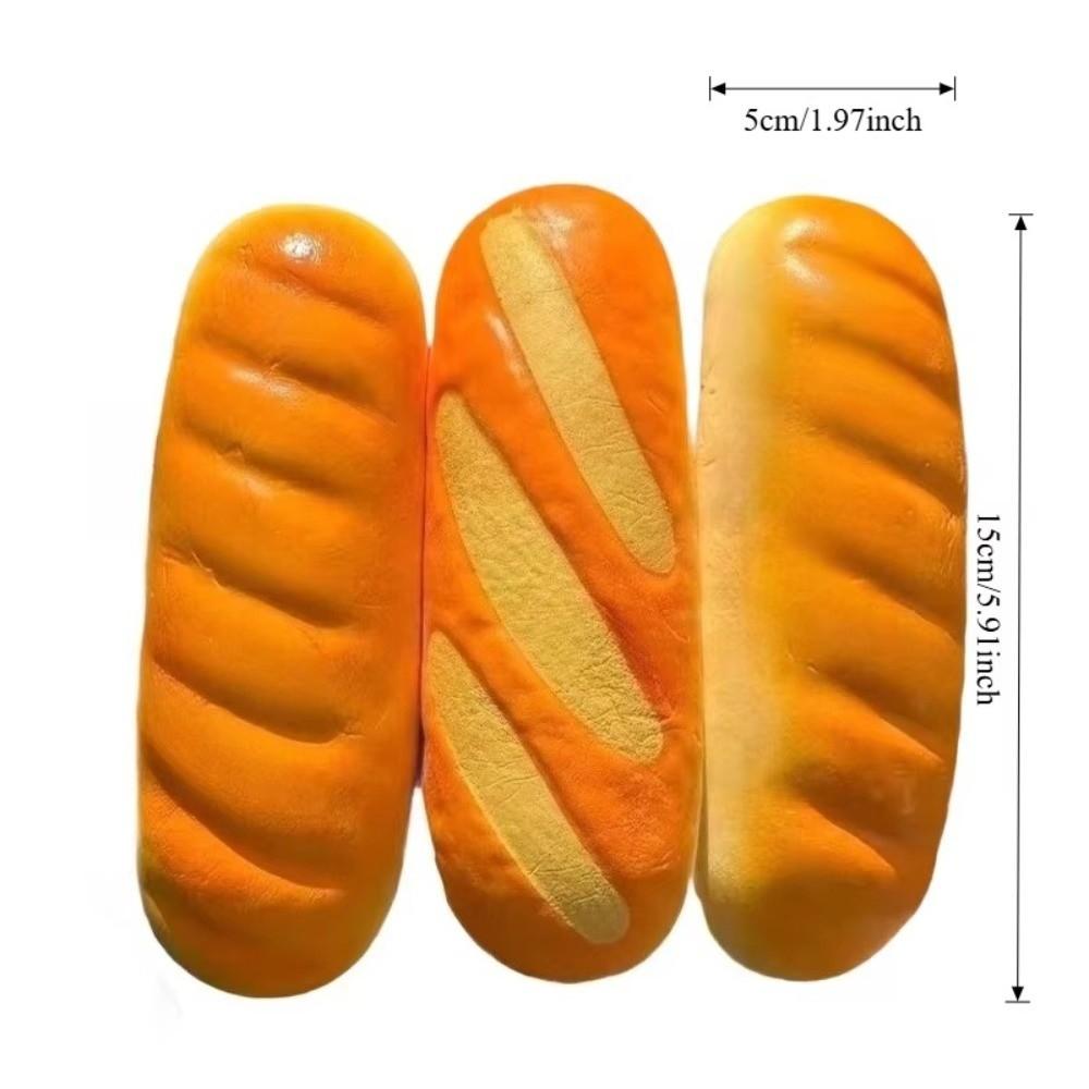Soft Squeeze Bread Toy Slow Rebound Food Simulation Toy for Anxiety Relief