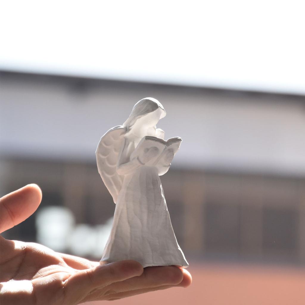 Маленькая девочка держит книгу, силиконовая форма для свечей, формы для чтения ангелов для изготовления свечей, литье мыла из смолы, пасхальный домашний декор