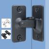 Door Lock 90 Degree Barn Door Latch Bolt Stainless Steel Hook Latch Window Cabinet Locks Right Angle Sliding Gate Lock Hardware