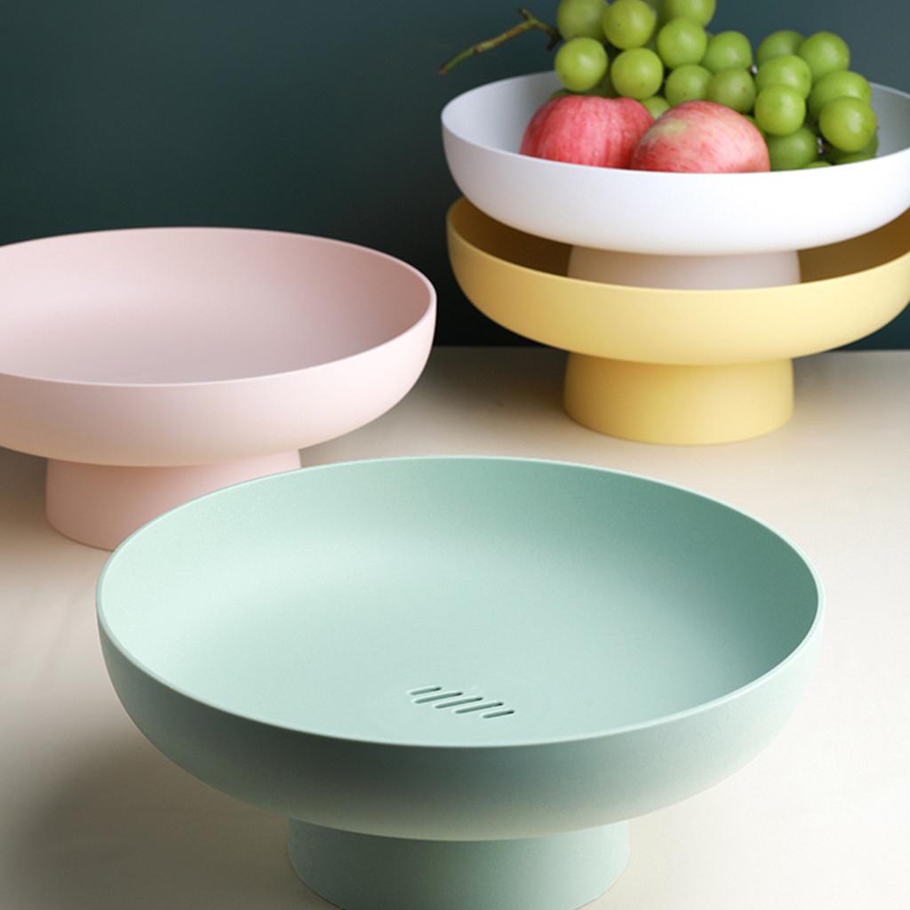 Блюдо для фруктов, круглая сливная корзина для фруктов, контейнер в современном стиле для кухонной стойки, центральная часть стола