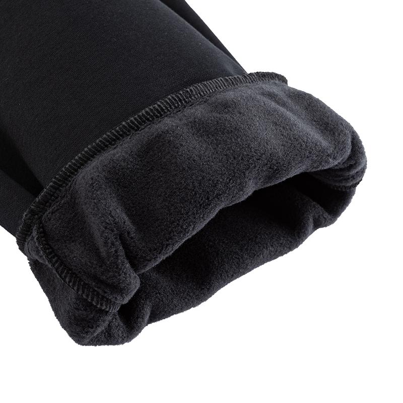 ANTA Knitted Sweatpants Men's Black Thickened 152648305N-1