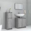 VidaXL Bathroom Furniture Set Storage Cabinet for Sink Bathroom Cabinet Mirror Cabinet 3 Pcs 3143932