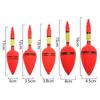 5pcs/set New Plastic Bobber Eva Foam Fishing Night Float Light Stick Ball Boia
