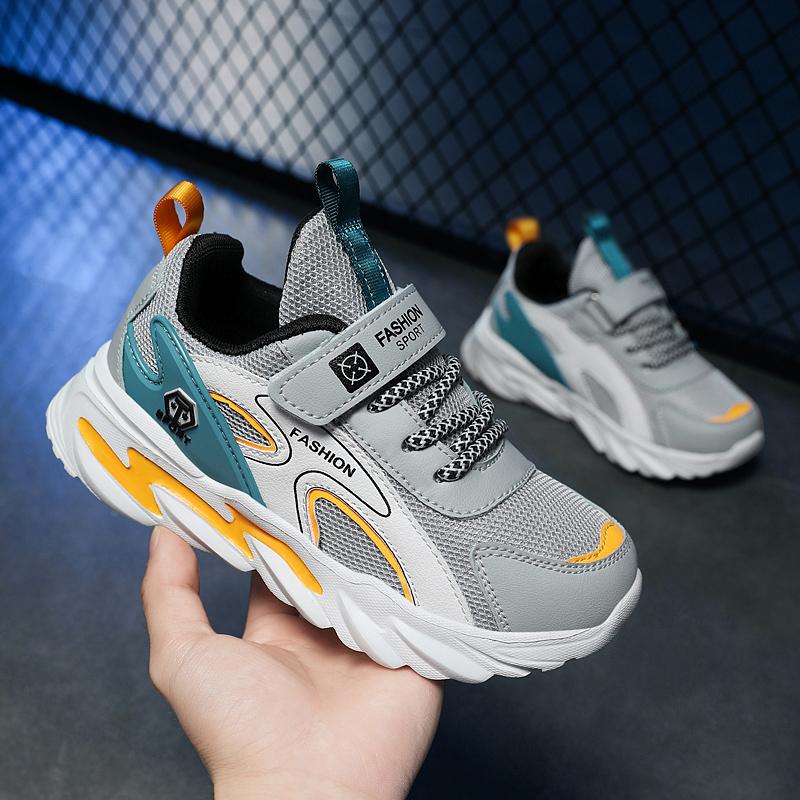 Kid's Autumn Spring Tennis Sports Shoes Boys Girls Students Casual Sneakers Trekking Trainers for Childrens
