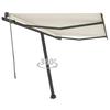 VidaXL Automatic Freestanding Awning 300x250 Cm Cream 3069707