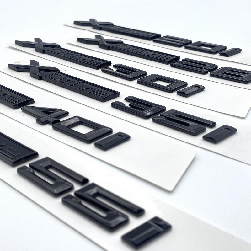 Глянцевый черный новый XDrive 20i 25i 28i 30i 35i 40i 48i 50i эмблема Fender для BMW X1 X3 X4 X5 X6 X7, Стайлинг автомобиля, разрядка