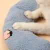 Подушки для кошек и собак Мягкая U-образная плюшевая подушка для маленьких собак для шейного отдела позвоночника