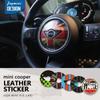 Steering Wheel Stickers For Mini Cooper  Accessories R50R52 R53 R55 R56 R60 R61 F54 F55 F56 F60 Clubman 3D Dedicated Car