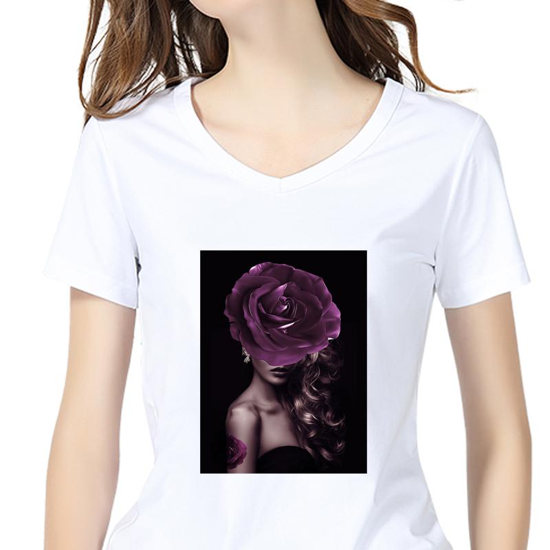 Женские заплатки для одежды в виде розы, наклейки для одежды с легким принтом, футболка, термопресс, аппликация, Diy Parches Ropa, толстовки с утюгом на заплатке