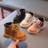 Children's Boots 2023 Autumn/Winter New Children's Shoes Girls' Baby Boots Little Yellow Boots Boys' Casual Short Boots
