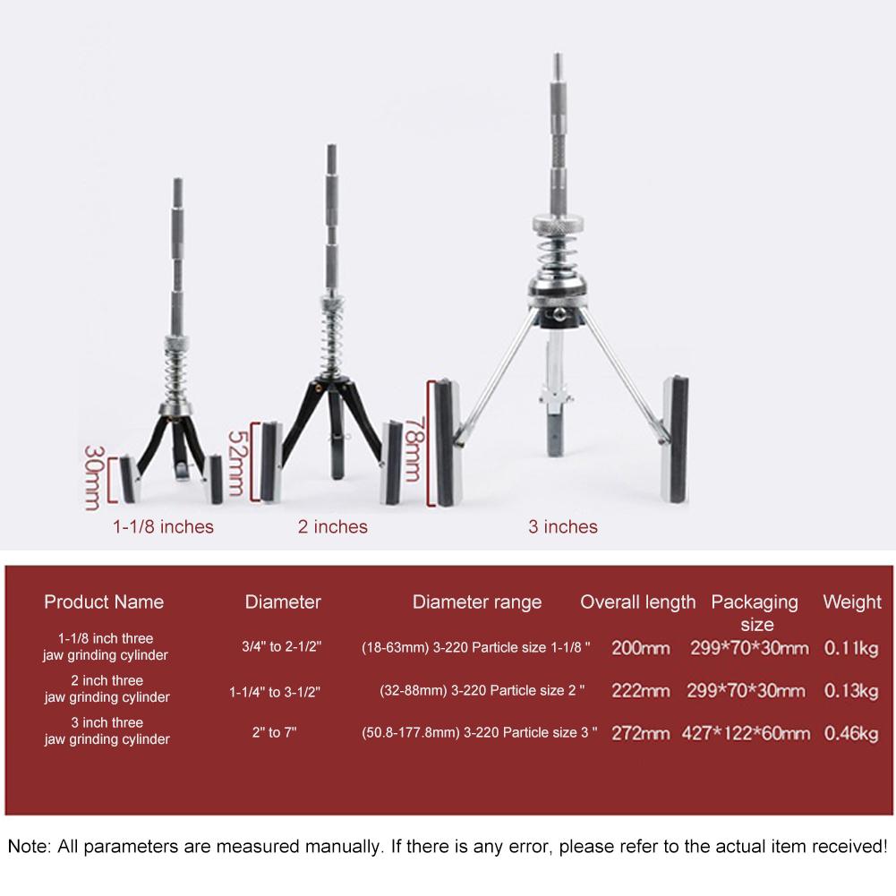 51-177мм Автомобильный цилиндрический шлифовальный станок из нержавеющей стали Трехкулачковый цилиндрический внутренний шлифовальный станок Шлифовальный станок для тормозных цилиндров Инструменты для цилиндров автомобильных двигателей