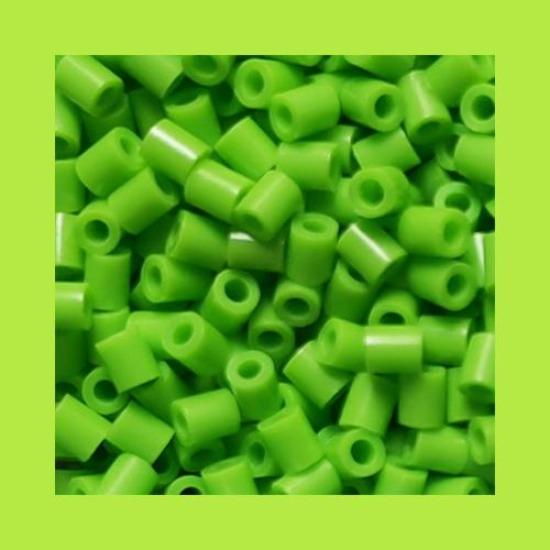 Green color 5mm 1000PCS Pixel Art YantJouet Hama Beads for Kids Iron Fuse Beads diy Puzzles Gift Children Toy