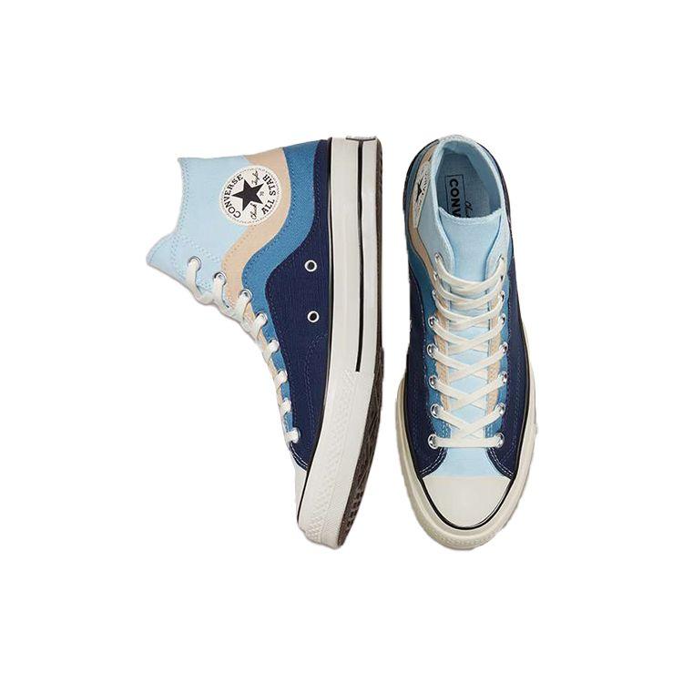 Converse Chuck 70 High The Great Outdoors - синие кроссовки унисекс цвета шамбре Farro 170838C