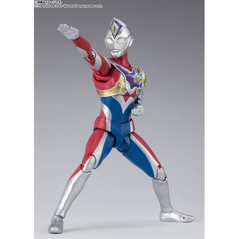 SHFiguarts Ultraman Decker Flash Тип Приблизительный. Окрашенная подвижная фигура из АБС и ПВХ, 150 мм