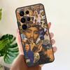 Мягкий чехол для Samsung Galaxy S25 S24 S23 S22 S21 Ultra S9 S10 Plus S23 FE S24 FE с изображением рэпера T-Tupac Shakur