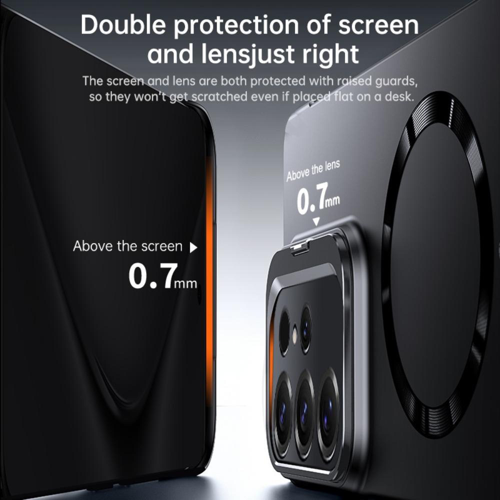 For Samsung S25 S25+S25E  S25Ultra Magnetic wireless charging phone case Bracket frameless Mobile cover  Shockproof Bumper Funda
