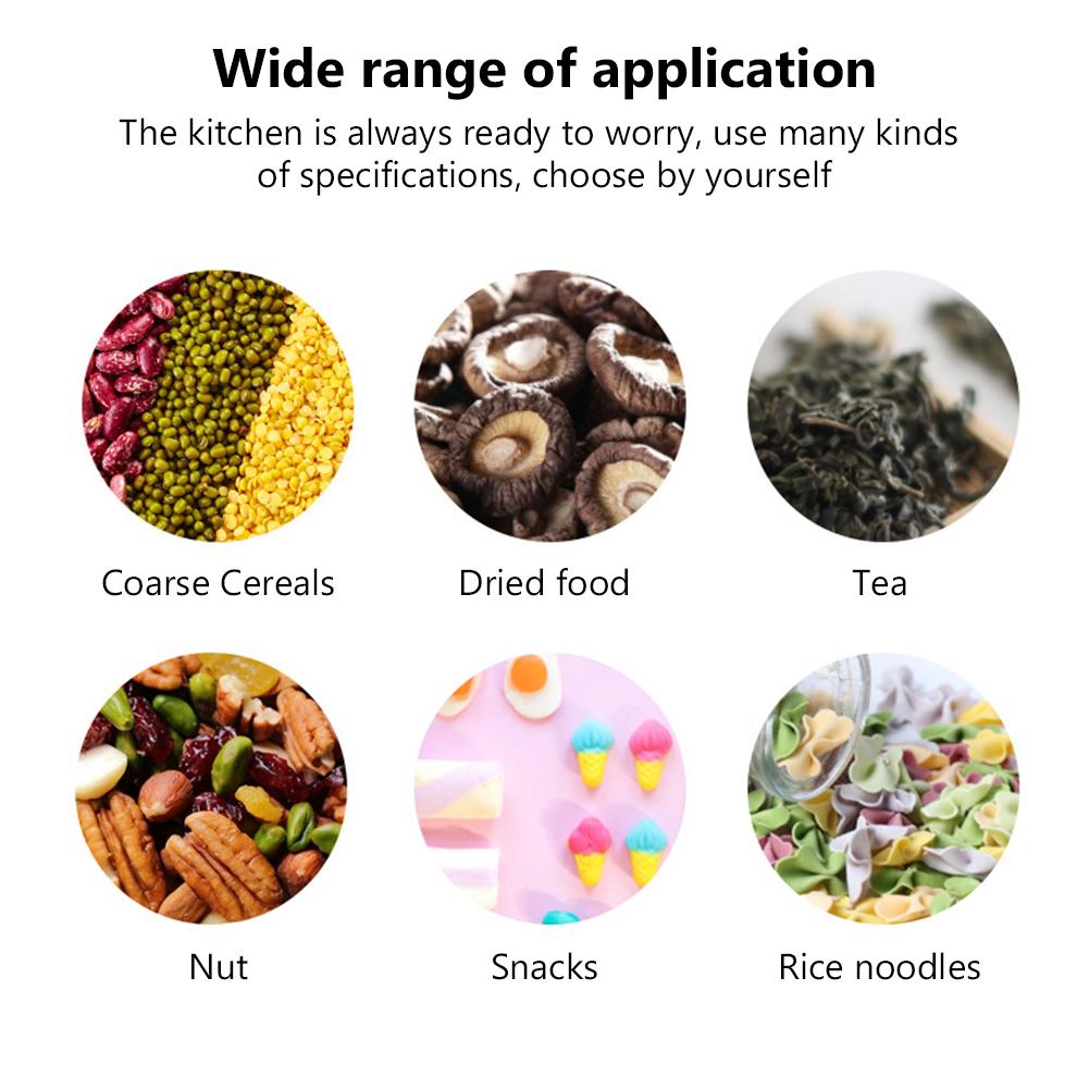 Банка для хранения продуктов питания Деревянная крышка Стеклянная герметичная канистра Кухонные бутылки для хранения Банки Контейнер для пищевых продуктов Зерна Зерна Контейнеры для банок для конфет