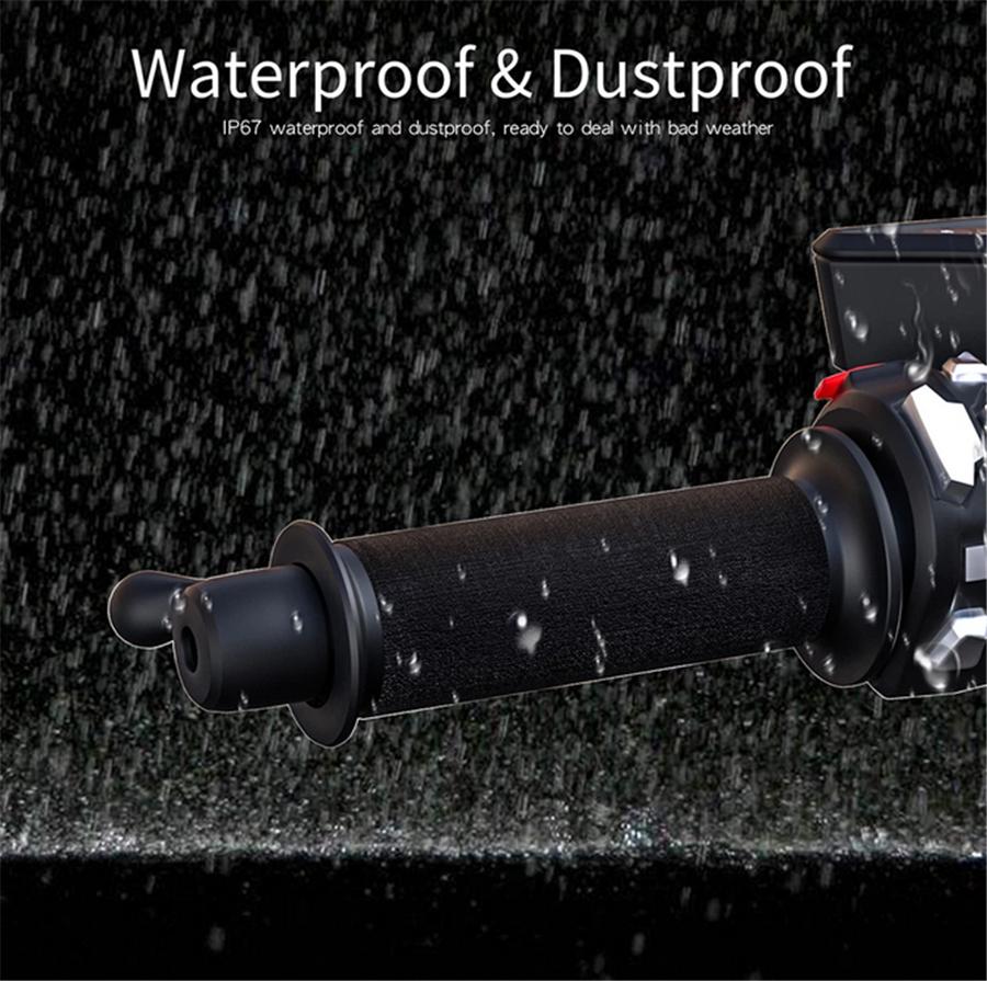 Motorcycle Handle Electric USB Heating Pads Intelligent Temp Control Three-speed